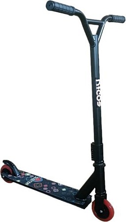 Трюковый самокат Ricos Zing JSCJ100S (черный/черный)