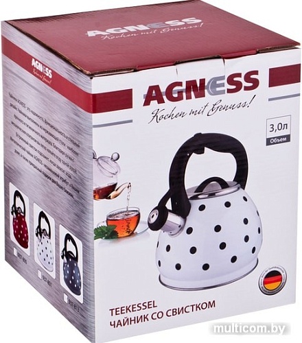 Чайник со свистком Agness 937-813