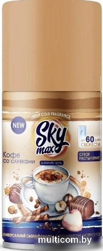 Сменный блок для освежителя воздуха Sky Max Кофе со сливками (250 мл)