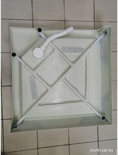 Душевой поддон Pelican T80SQ 80x80x14 (с сифоном)