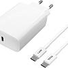 Сетевое зарядное TFN WC16 USB Type-C (белый)