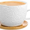 Чашка с блюдцем Elan Gallery Розы 540291