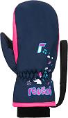 Горнолыжные варежки Reusch Kids Mitten 6285405-4540 (р-р 2, Dress Blue/Knockout Pink)