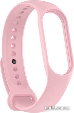 Ремешок Rumi силиконовый для Xiaomi Smart Band 7 (пастельно-розовый)