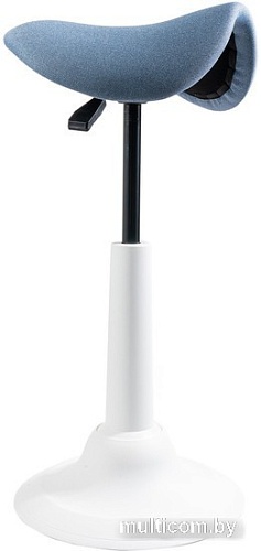 Офисный стул Chair Meister Saddle (пластик белый/ткань синяя)