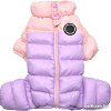 Комбинезон для животных Puppia Ultra Light Pastel PAUD-JP1675-PK-L (розовый/сиреневый)