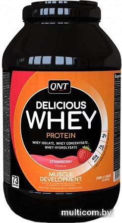 QNT Delicious Whey Protein Powder (клубника, 908 г)