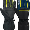 Горнолыжные перчатки Reusch Snow King 6201198-7800 (р-р 10, Black/Dress Blue/Safety Yellow)