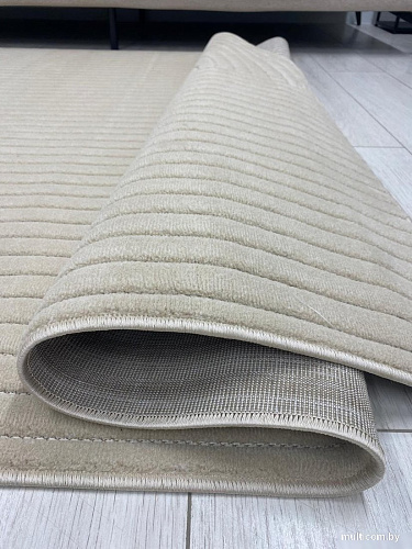 Ковер для жилой комнаты Radjab Carpet Сканди Сизаль Прямоугольник 10980A 13048RK (0.8x1.5, Beige/Beige)