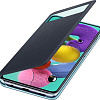 Чехол Samsung S View Wallet Cover для Samsung Galaxy A51 (черный)