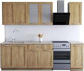 Кухня Хоум Лайн Грация 2000 (дуб небраско натуральный/дуб небраско натуральный)