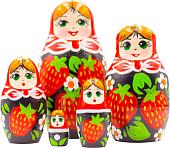 Развивающая игра Брестская Матрешка В сарафане с клубникой (набор 5 шт)
