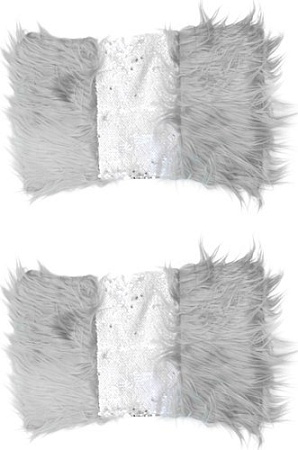 Декоративная подушка Solmax&Home SM06591 (серый, 2 шт)