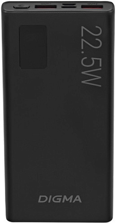 Внешний аккумулятор Digma DGPF10A 10000mAh (черный)