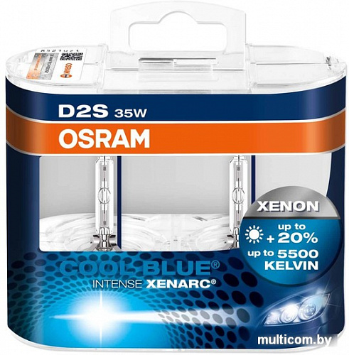 Ксеноновая лампа Osram D2S Cool Blue Intense Xenarc 2шт [66240CBI-HCB]