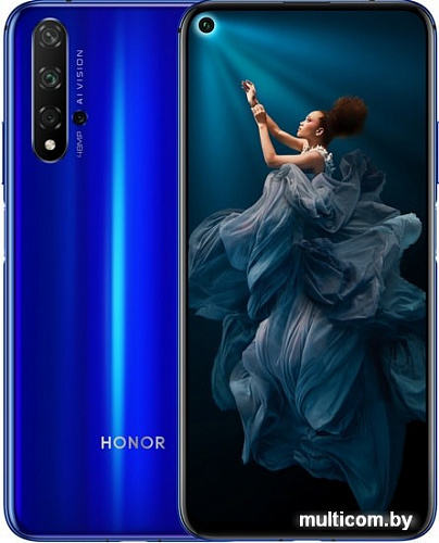 Смартфон Honor 20 международная версия (сапфировый синий)