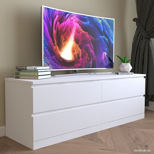 Комод Mio Tesoro Varma Prime 4D (белый)