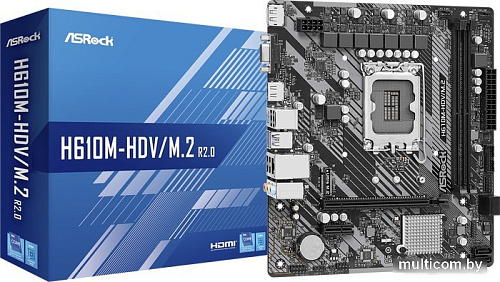 Материнская плата ASRock H610M-HDV/M.2 R2.0