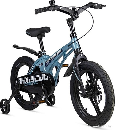 Детский велосипед Maxiscoo Cosmic Deluxe 16 2025 MSC-C1644D (стальной синий, разобранный)