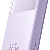 Внешний аккумулятор Baseus Comet Series Dual-Cable Digital Display Fast Charge Power Bank 22.5W 20000mAh (сиреневый)
