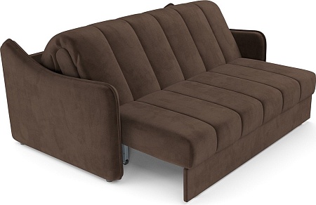 Диван Мебель-АРС аккордеон Давос НПБ 155x200 см M2-114-7 (велюр молочный шоколад НВ-178/13)