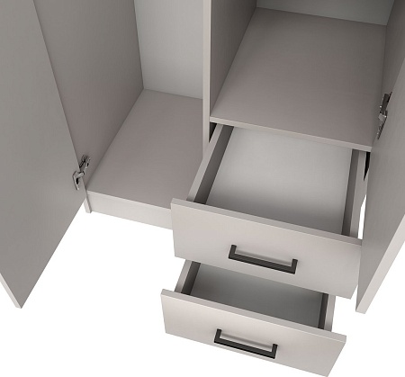 Шкаф распашной Mio Tesoro Хюгге 2D2S Z (персидский жемчуг)