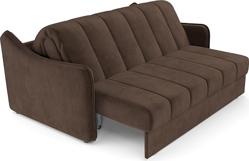 Диван Мебель-АРС аккордеон Давос НПБ 155x200 см M2-114-7 (велюр молочный шоколад НВ-178/13)