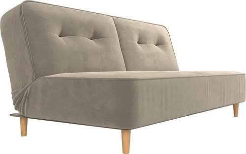Диван Mebelico Портленд 108743 (БНП, микровельвет, бежевый)