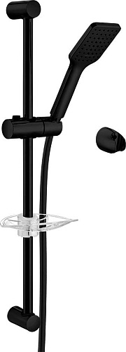 Душевой гарнитур E.C.A. Tiera 102146029C1EX (черный матовый)