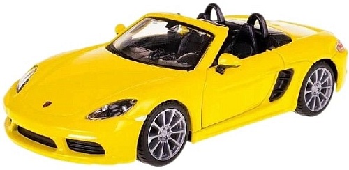 Легковой автомобиль Bburago Porsche 718 Boxster S 18-43049 (желтый)