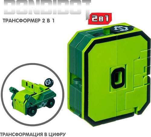 Трансформер Bondibon Bondibot Цифра 0 ВВ4348