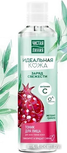 Чистая линия Тоник для лица Идеальная кожа Для всех типов кожи (160 мл)