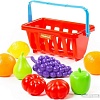 Корзина игрушечная Полесье Набор продуктов с корзинкой №2 46963