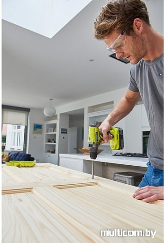 Дрель-шуруповерт Ryobi R18DDP-LL13S 5133002075 (с 2-мя АКБ 1.3 Ah)