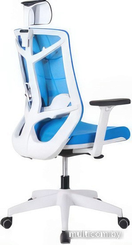 Кресло Chair Meister Nature II Slider 3D (белая крестовина, голубой)