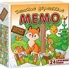 Детская настольная игра Нескучные игры Мемо. Лесные жители 8500