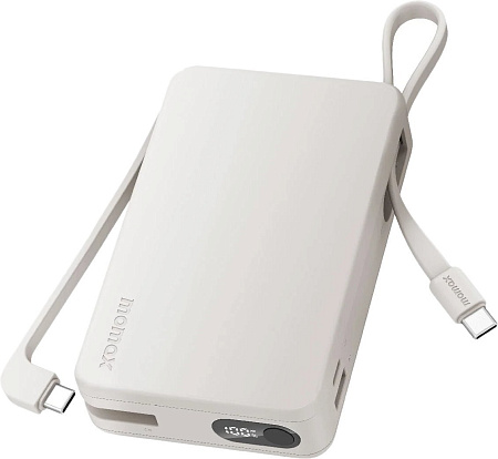 Внешний аккумулятор Momax 1-Power Vital+ Built-In USB-C IP139 20000mAh (белый)