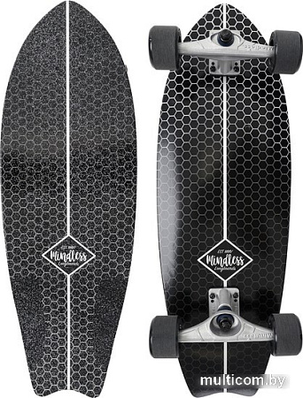 Лонгборд Mindless Surf Skate Fish Tail Black MS1500