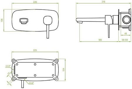 Смеситель Laveo Pola BAP 022P