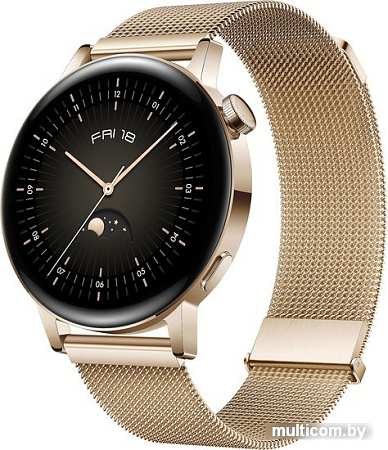 Умные часы Huawei Watch GT 3 Elegant 42 мм (с миланским ремешком)