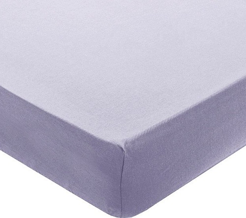 Постельное белье Миланика Сирень на резинке 140x200 (поплин г/к)