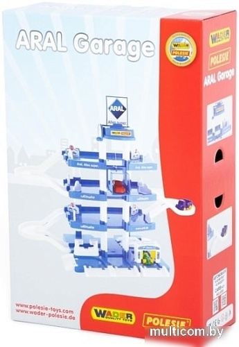 Элемент трека Полесье Паркинг Aral 4-уровневый с автомобилями 46093