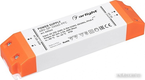 Блок питания Arlight ARV-SP-24060-PFC 039243