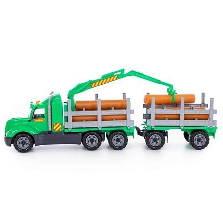 Полесье Майк автомобиль-лесовоз с прицепом 55675