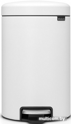 Brabantia Pedal Bin NewIcon 12 л (минерально-белый)