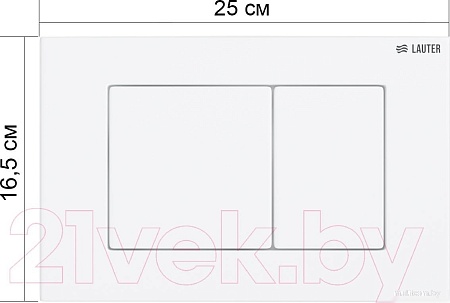 Панель смыва Lauter 219704J (черный)