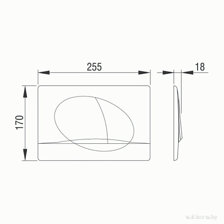 Панель смыва Bettoserb Play 40006357