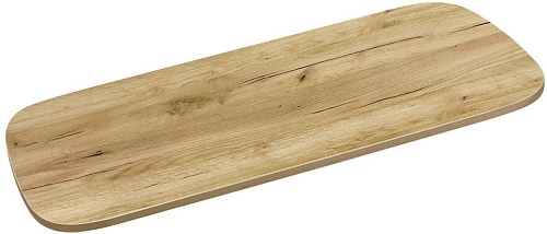 Столешница Millwood Закругленная 130x80 (дуб золотой Craft)