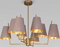 Подвесная люстра Евросвет 60173/8 (латунь)