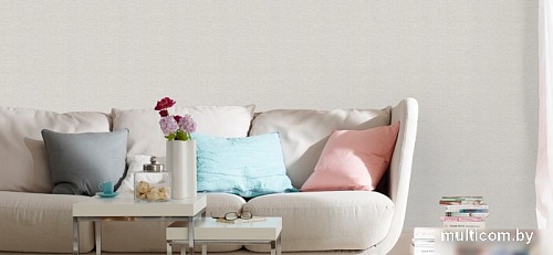 Бумажные обои Московская Обойная Фабрика Волна фон 6389-9 дуплекс (бежево-серый)